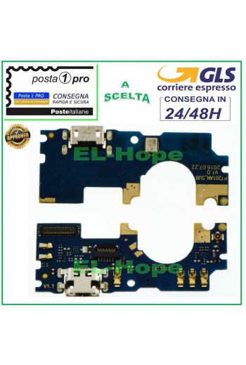 CONNECTEUR DE CHARGE WIKO UFEEL PRIME 4G + MICROPHONE DOCK PCB CHARGE MICRO USB 