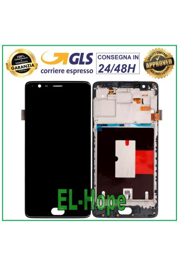 Écran LCD tactile noir pour OnePlus 3 A3000 A3003 / 3T A3010