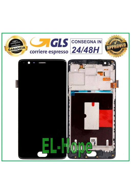 Écran LCD tactile noir pour OnePlus 3 A3000 A3003 / 3T A3010
