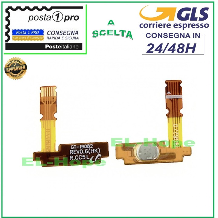 Câble flexible du bouton d alimentation pour Samsung Galaxy Grand Neo GT I9060 I9060i Plus