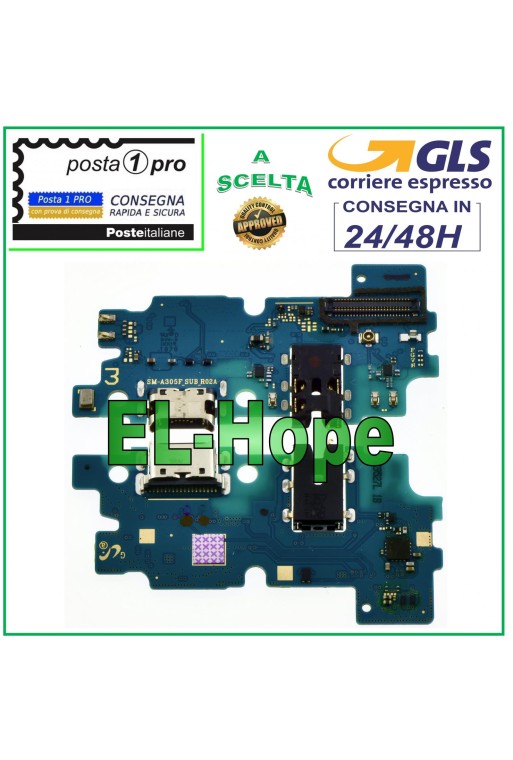 CONNECTEUR DE CHARGE SAMSUNG GALAXY A30 SM-A305F MICROPHONE STATION DE CHARGE TYPE-C 