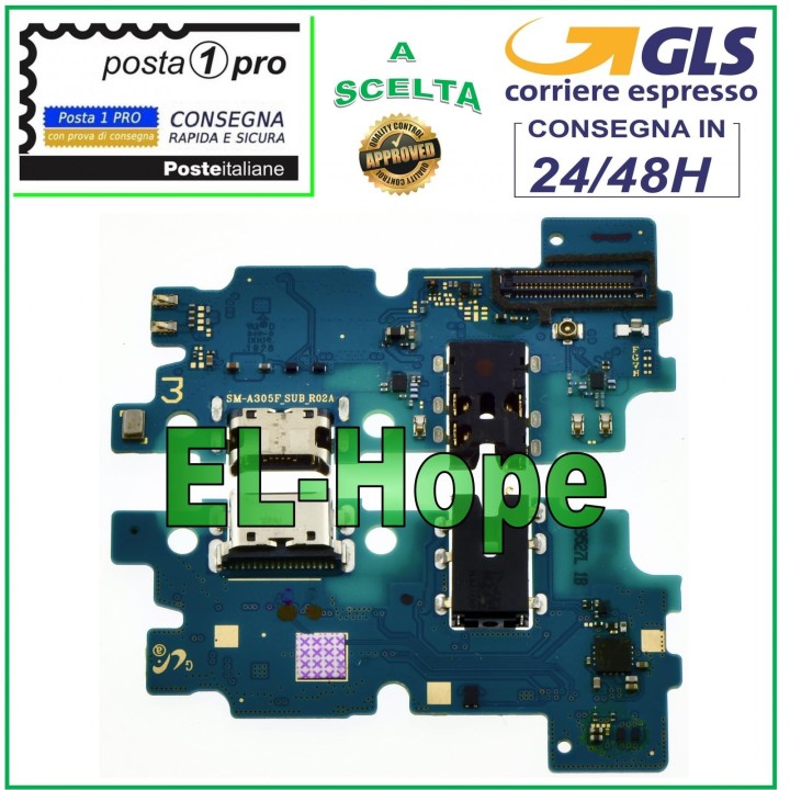 CONNECTEUR DE CHARGE SAMSUNG GALAXY A30 SM-A305F MICROPHONE STATION DE CHARGE TYPE-C