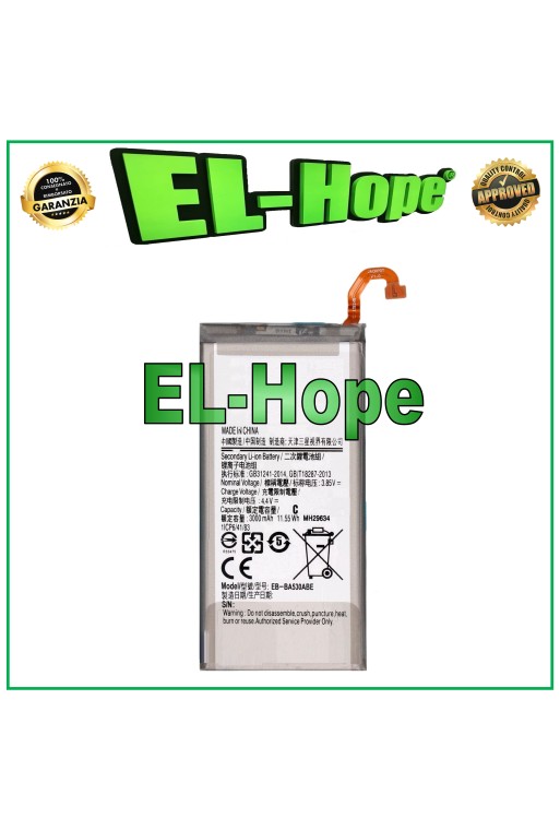 Batterie EB-BA530ABE pour Samsung A8 2018 SM-A530 A530F 3000 mAh, équivalente à l originale