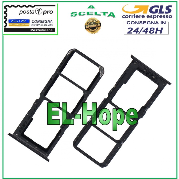 Compartiment pour carte SIM Nano SIM Micro SD Oppo Reno 2Z CPH1945 CPH1951 Noir