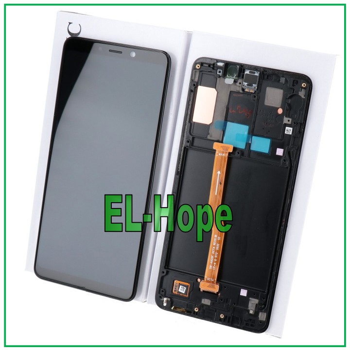 Cadre et e'cran d origine pour Samsung A9 2018 SM A920, e'cran tactile noir GH82-18322A