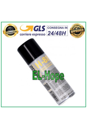 SPRAY ÉLIMINE LES CHARGES ÉLECTROSTATIQUES COMPOSÉ ANTISTATIQUE 200 ml H-88 DUE CI