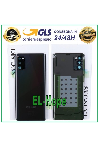 Cache batterie d origine Samsung Galaxy A41 SM-A415 Noir