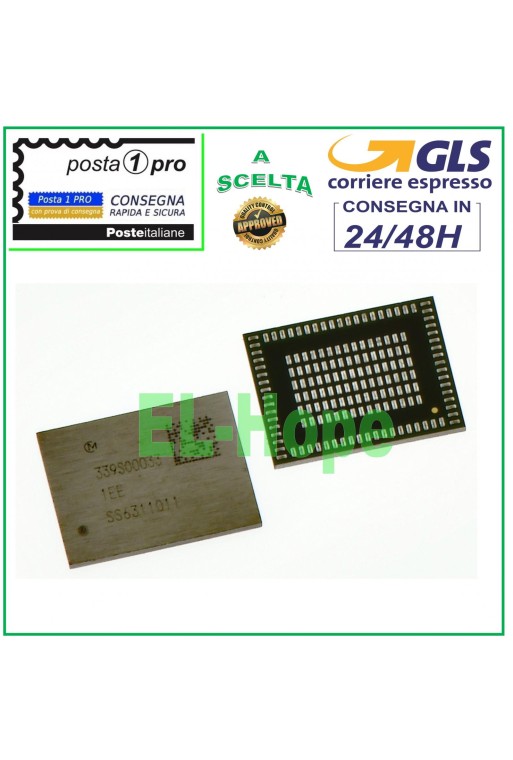 Puce IC BGA Wi-Fi WLAN sans fil 339S00033 Bluetooth pour Apple iPhone 6S 6S+ Plus