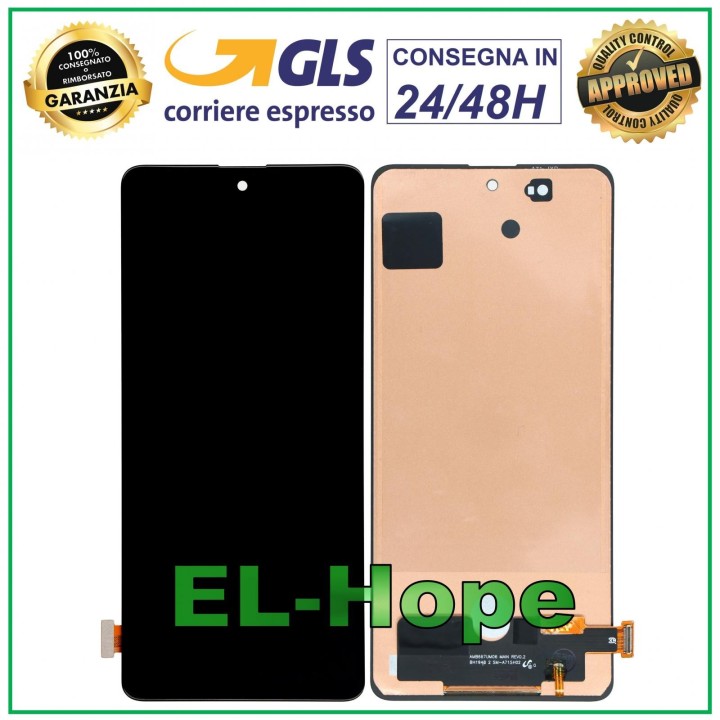Écran tactile LCD TFT pour Samsung Galaxy A71 SM-A715 / M51 M515 F