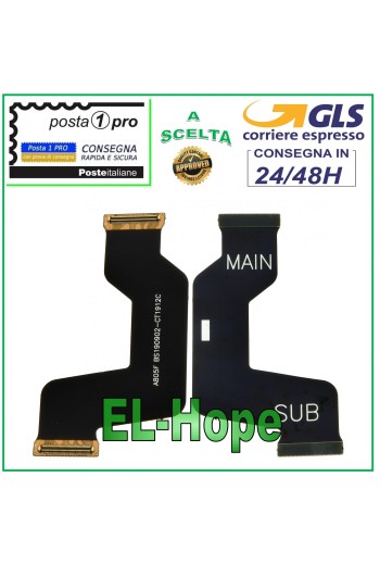 Carte mère LCD à connexion flexible et circuit imprimé de charge pour Samsung Galaxy A80 SM-A805F