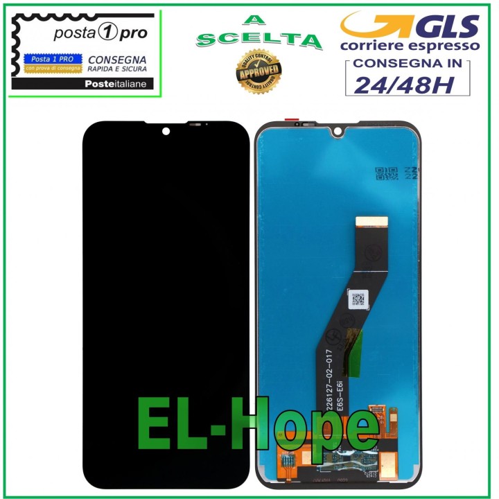 Écran LCD pour Motorola Moto E6S XT2053 / E6i XT2053-5 6 e'crans tactiles