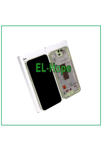 Écran tactile LCD 100 % d origine Samsung Galaxy A54 5G 2023 SM-A546, cadre vert