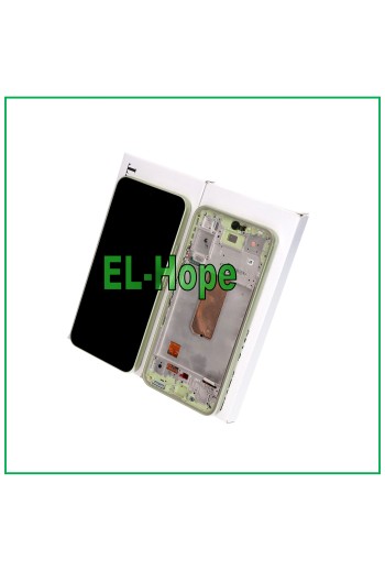 Écran tactile LCD 100 % d origine Samsung Galaxy A54 5G 2023 SM-A546, cadre vert