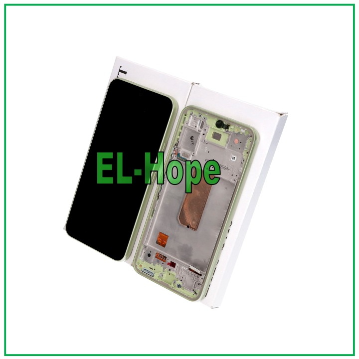 Écran tactile LCD d origine Samsung A54 5G 2023 SM-A546, cadre vert GH82-31231C