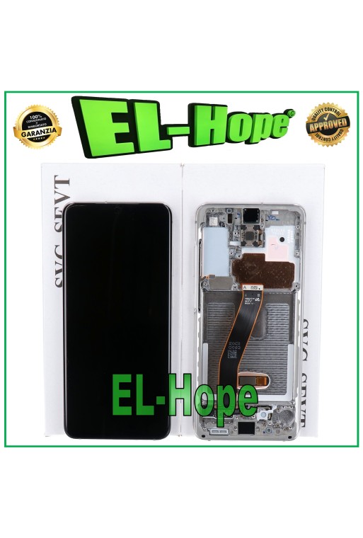 Écran LCD tactile d origine Samsung Galaxy S20 SM-G980 G981 blanc