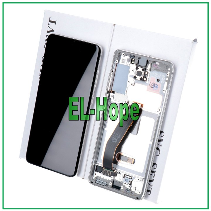 Cadre d origine, e'cran tactile blanc pour Samsung S20 SM-G980 G981 (GH82-22123B)