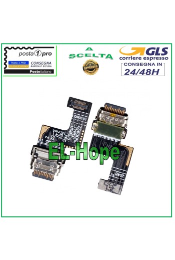 Connecteur de charge plat et flexible pour téléphone ASUS ROG ZS600KL Z01QD, station de charge type C