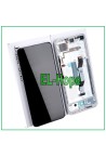 Écran LCD tactile en verre argente' avec cadre d origine pour Xiaomi Mi 10T / 10T Pro et Redmi K30S
