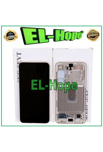 Écran tactile + LCD d origine Samsung Galaxy S23 5G 2023 SM-S911 Crème / Beige
