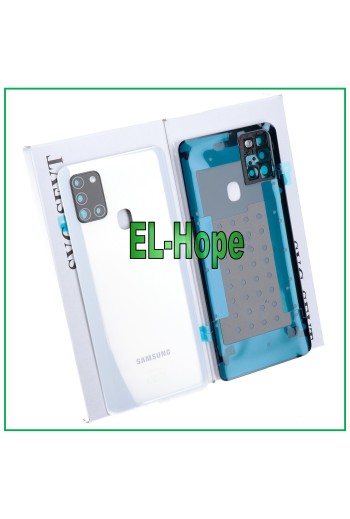 Cache batterie d origine Samsung Galaxy A21S SM-A217 Blanc