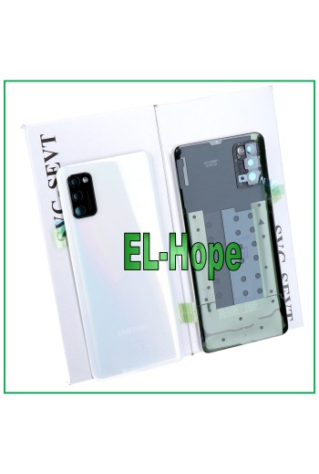 Cache batterie d origine Samsung Galaxy A41 SM-A415, coque arrière blanche