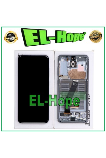 ÉCRAN LCD + CADRE ORIGINAL SAMSUNG GALAXY S20 SM-G980 G981 TACTILE NOIR GRIS