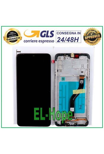 Écran LCD tactile d origine Samsung Galaxy A20S SM-A207 en verre noir
