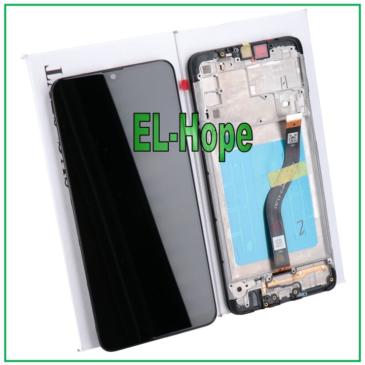 Cadre d origine, e'cran tactile en verre noir pour Samsung Galaxy A20s SM-A207 (GH81-17774A)