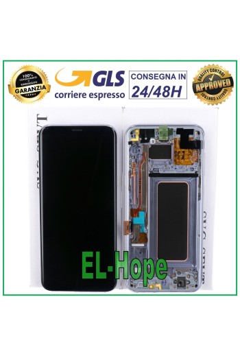 Écran LCD d origine Samsung Galaxy S8+ Plus SM-G955 F Écran tactile violet