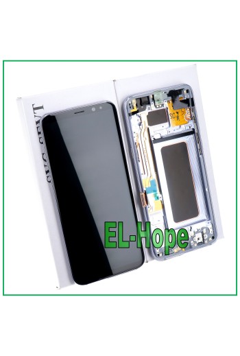 Écran LCD d origine Samsung Galaxy S8+ Plus SM-G955 F Écran tactile violet