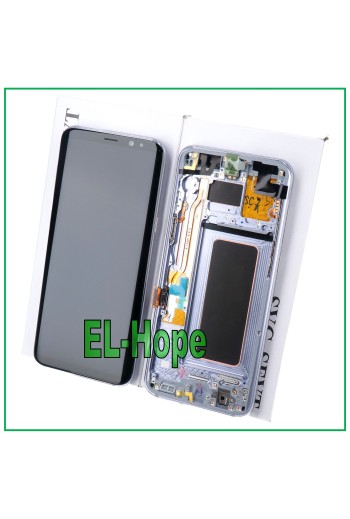 Écran LCD d origine Samsung Galaxy S8+ Plus SM-G955 F Écran tactile violet