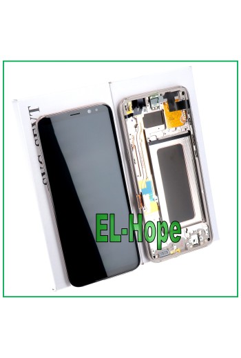 Écran LCD d origine Samsung Galaxy S8 Plus SM-G955, écran tactile doré