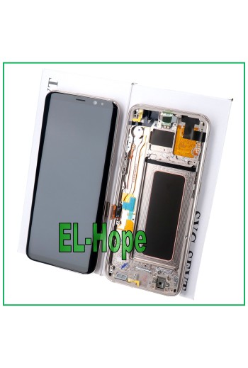 Écran LCD d origine Samsung Galaxy S8 Plus SM-G955, écran tactile doré