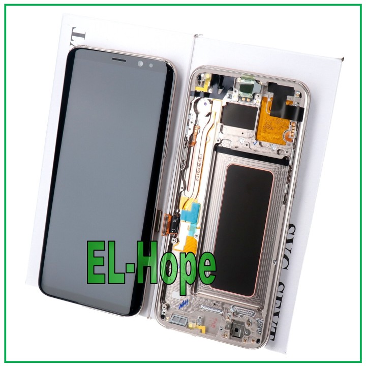 Cadre et e'cran d origine pour Samsung S8 Plus SM-G955 Touch Gold Oro GH97-20470F