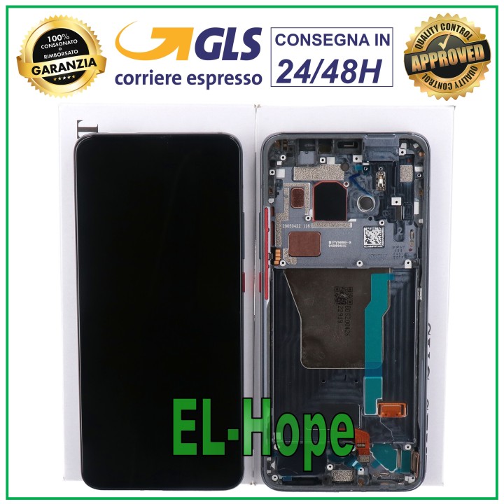 Cadre d e'cran LCD d origine Xiaomi Poco F2 Pro M2004J11G, vitre tactile noire
