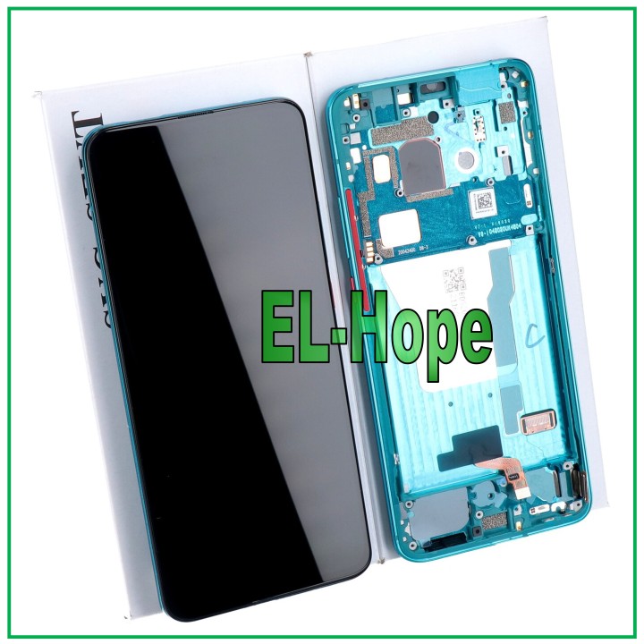 Cadre d e'cran LCD d origine Xiaomi Poco F2 Pro M2004J11G, verre tactile vert