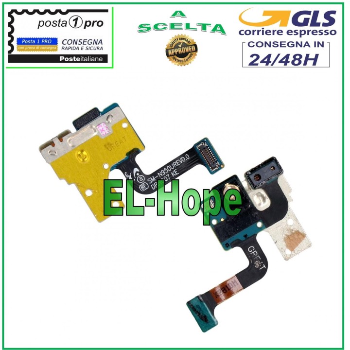 Câble plat flexible pour capteur de lumie're de proximite' pour Samsung Galaxy Note 8 SM-N950 N950F