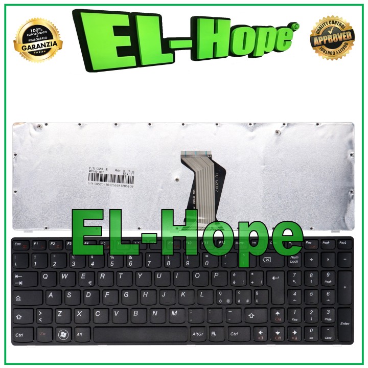 Clavier ITA pour ordinateur portable LENOVO IDEAPAD Z580 V580 G580 G485 G580A G770 G780