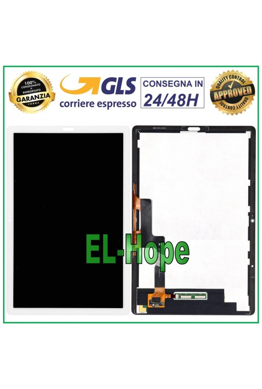 Écran LCD tactile blanc pour Huawei MediaPad M6 10,8 