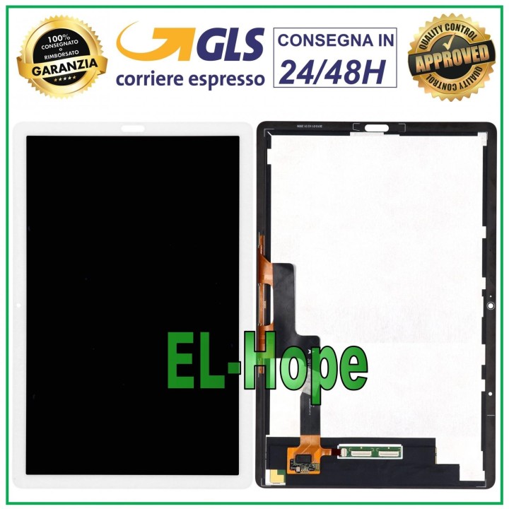 Écran LCD tactile blanc pour Huawei MediaPad M6 10,8