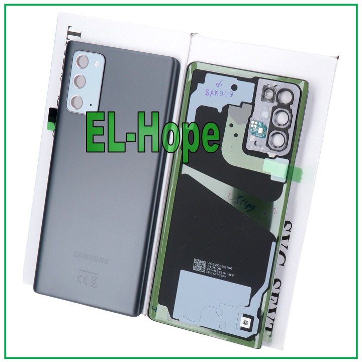 Coque arrie're de batterie d origine Samsung Note 20 SM-N981 SM-N980 Gris