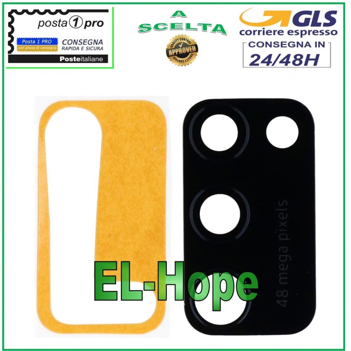 Verre de came'ra arrie're Samsung Galaxy A41 SM-A415F, adhe'sif double face