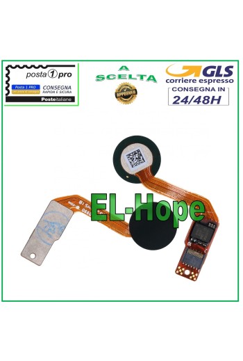 Clé plate avec capteur d empreintes digitales pour Huawei Mate 20 HMA-L09 L29 Noir