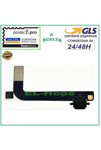 Connecteur de charge Apple iPad 4 A1458 A1459 A1460 Station de charge Flex plat Noir