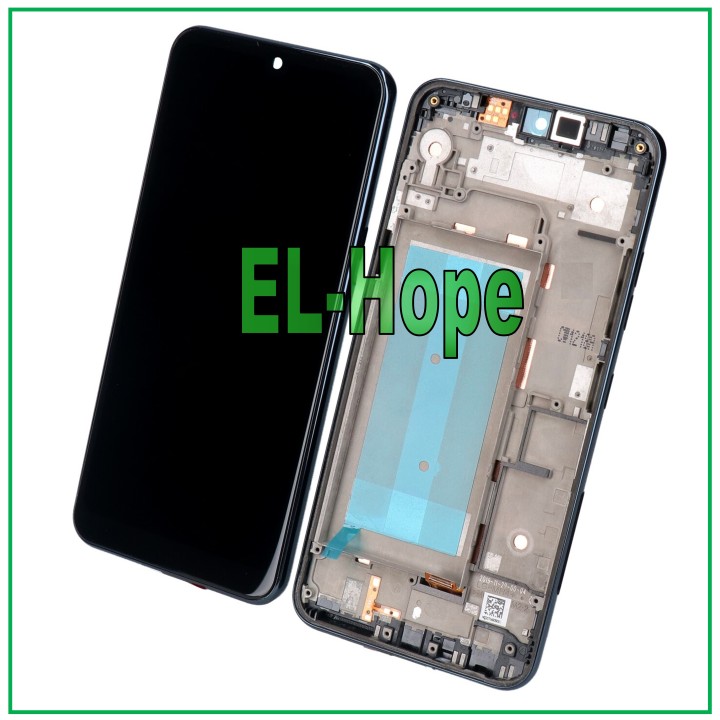 Cadre d e'cran LCD pour LG Q60 2019 LMX525EAW LMX525ZAW Écran tactile en verre