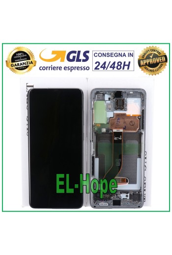Écran LCD d origine Samsung Galaxy S20+ Plus SM-G985 G986 5G tactile gris