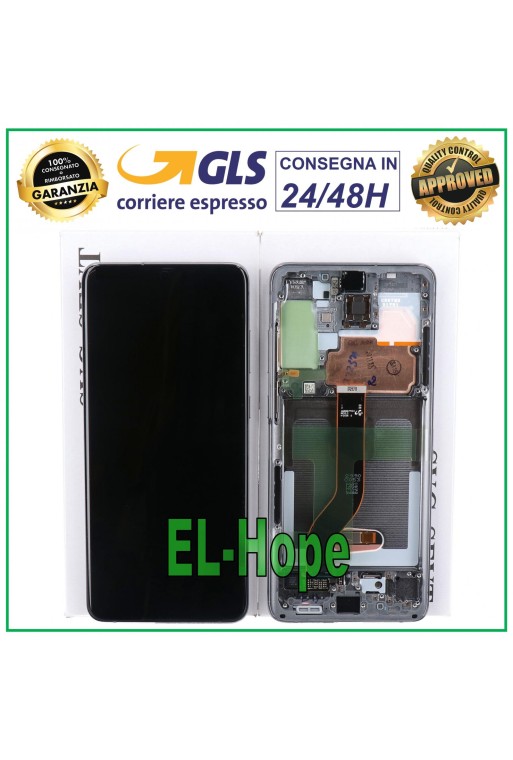 Écran LCD d origine Samsung Galaxy S20+ Plus SM-G985 G986 5G tactile gris