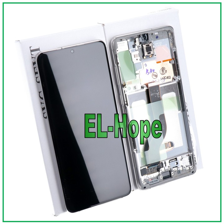 Cadre d e'cran d origine pour Samsung S20 Plus SM-G985 G986 tactile blanc GH82-22145B