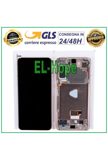 Écran LCD d origine + cadre Samsung Galaxy S21 Plus SM-G996 Écran tactile violet