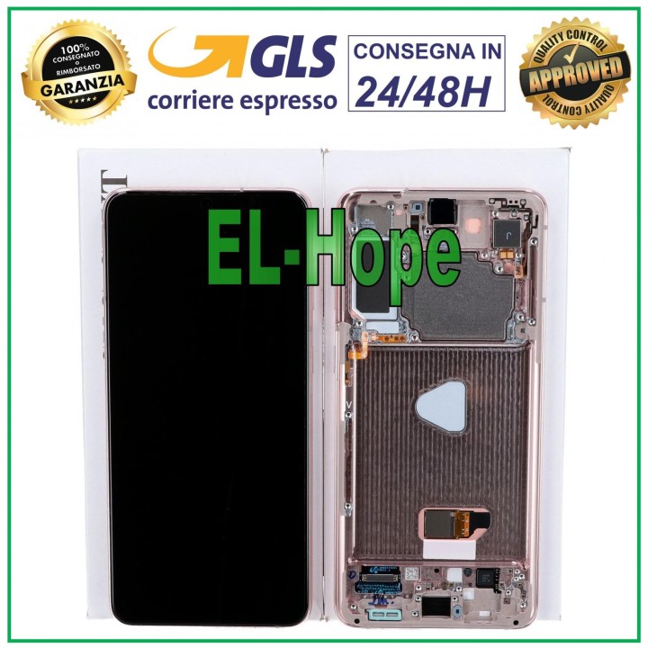 Samsung S21 Plus SM-G996, e'cran tactile, cadre violet, reconditionne' (GH82-24555B).